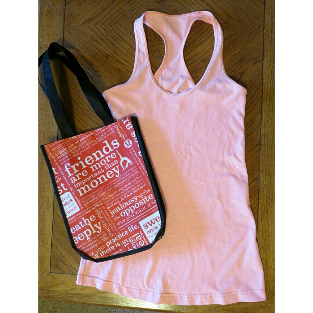 Lulu Shell Pink Cool Racerback